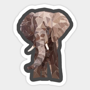 Happy African Elephant in the Bush Sticker